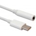 Адаптер переходник для наушников Lapara Type-C папа - Audio AUX mini jack 3.5 мама