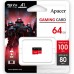 Карта памяти Apacer microSD gaming card 64 GB V30 A1