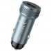 Автомобильное зарядное - адаптер быстрой зарядки HOCO Z49A Level single port car charger 18W QC3.0 серый