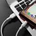 Кабель Hoco X25 Soarer USB - type-C 1 метр усиленные коннекторы белый