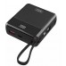 Внешняя портативная батарея XO PR224 fast charging dual line 10000 mAh с 2 кабелями черная