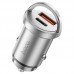 Авто зарядное адаптер HOCO NZ10 45 W набор с кабелем usb-c - usb-c серебристый