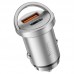 Авто зарядное адаптер HOCO NZ10 45 W набор с кабелем usb-c - usb-c серебристый
