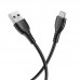 Кабель USB на Micro-USB Borofone BX51 Triumph 1m черный