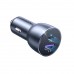 Авто зарядное устройство адаптер быстрый 52.5 вт Ugreen CD213 (60980) 2 порта USB-A + USB-C