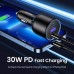 Авто зарядное Ugreen CD293 130W 3 USB type-С адаптер быстрой зарядки (90413)