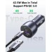 Зарядный адаптер для авто UGREEN CD213 2 порта C + U 52.5W серый