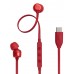 Наушники проводные юсб-с JBL T310C USB-C (JBLT310CRED) красные