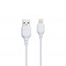 Кабель эластичный XO NB103 USB - Lightning 1 метр Белый