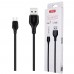 Кабель эластичный XO NB103 USB - Lightning 2 метра черный