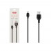 Кабель эластичный XO NB103 USB - Lightning 2 метра черный