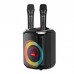 Беспроводная акустика - караоке система XO F48 Dual Wheat 8" Phantom RGB Bluetooth Speaker 40W