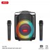 Беспроводная акустика - караоке система XO F48 Dual Wheat 8" Phantom RGB Bluetooth Speaker 40W