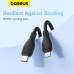 Кабель Baseus Pudding Series Type-C to iPhone 27 W 2 метра черный