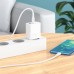 Сетевое зарядное устройство Borofone BA75A Powerfull блок и кабель Type-C to Lightning