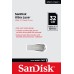 Флеш диск металлический SanDisk Ultra Luxe USB-A 3.1 32Gb (SDCZ74-032G-G46)