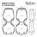 Комплект 3D чехлов для сидений BELTEX Manhattan BX86200 серых