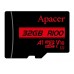 Карта памяти APACER microSDHC 32GB R100 V10 A1 (AP32GMCSH10UB-RA)