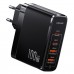 Зарядное устройство 4 порта 100 вт USAMS-UC Fast Charger Kit T44 100W 4 Ports GaN Fast Charger