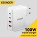 Зарядное устройство - адаптер 4 выхода 100W - Essager ES-CD37 GaN 2U+2C белое
