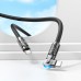 Кабель угловой Hoco U118 Type-C to Type-C 1.2m поворотный 90 градусов
