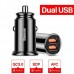 Авто зарядное - адаптер в машину 2 порта Baseus Circular Plastic 2*USB-A 30W CCYD-A01