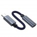 Переходник HOCO UA29A Type-C  male to iPhone female адаптер кабель 15 см 3A