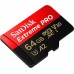Карта памяти microSDXC 64Gb - SanDisk Ultra class A1 (140Mb/s) (adapter SD)