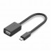 Кабель - адаптер UGREEN US133 MicroUSB Male - USB-A Female + OTG черный (10396)