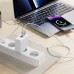Зарядное устройство - адаптер на 3 выхода Proove Shot GaN 67W (2 Type-C + USB) белый