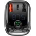 Bluetooth FM трансмиттер система громкой связи + АЗУ Baseus S-13 CCMT000101