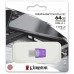 USB флеш накопитель металлический Kingston DT microDuo 3C 64GB (DTDUO3CG3/64GB)
