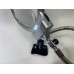 Лупа двойная на гибкой ноге с зажимом MG 15122-C с LED-подсветкой 2х и 6-кратное увеличение