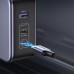 Зарядный комплект - блок и кабель 3 порта USB (2хUSB-C+USB-A) Ugreen CD289 140W Gan (90549)