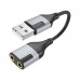 Адаптер - внешняя звуковая карта BOROFONE BV19 Creator переходник USB to 3.5mm