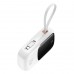 Внешний аккумулятор  Baseus Qpow Pro+ 20000mAh 22.5W со встроенным кабелем USB-C белый