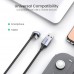 Кабель угловой - поворот на 90 градусов UGREEN US311 USB 2.0-A to Angled USB-C 1 метр (70313)