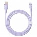 Кабель Baseus Pudding Series USB to Type-C 100W 1.2m фиолетовый P10355703511-00