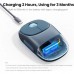Манипулятор - мышь беспроводная UGREEN MU102 FUN+ Wireless Mouse синяя