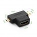 Адаптер Ugreen HD129 (20144) micro - mini (вилки) - Hdmi гнездо