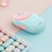Аккумуляторная беспроводная мышь UGREEN MU102 FUN+ 2 стандартная бирюзовая (мятная)