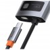 Хаб - конвертер Baseus Metal Gleam Series 6-in-1 Type-C HUB Docking Station CAHUB-CW0G