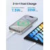 Внешний аккумулятор UGREEN PB561 10000mAh 20W Magnetic Wireless Power Bank бежевый (25208)