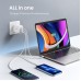 Зарядное устройство - адаптер питания Ugreen CD275 65w 3 port (90496) белый