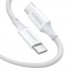 Кабель 5 ампер скоростной UGREEN US557 USB-C - USB-C 100W 1 метр белый