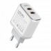 Зарядное устройство - блок - адаптер питания Ldnio A2528C 35w 2 порта USB-C белое