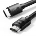 Кабель UGREEN HD119 HDMI 4K To HDMI 4K 2 метра версия HDMI 2.0 (40101)