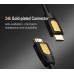 Кабель Hdmi 1-метровый штекер штекер папа папа - UGREEN HD101 HDMI Round Cable 1м (10115)