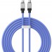 Кабель Baseus CoolPlay Series USB-C - USB-C 100W 2 метра голубой CAKW000303