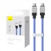 Кабель Baseus CoolPlay Series USB-C - USB-C 100W 2 метра голубой CAKW000303